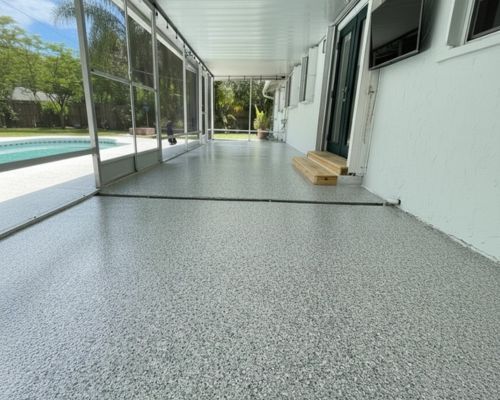 Pool Patio Makeover After